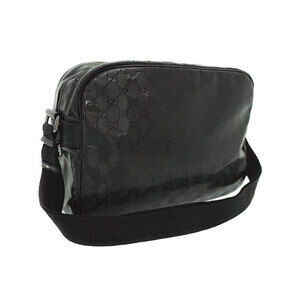Gucci coated messenger Crossbody Black GG bag canvas Imprime